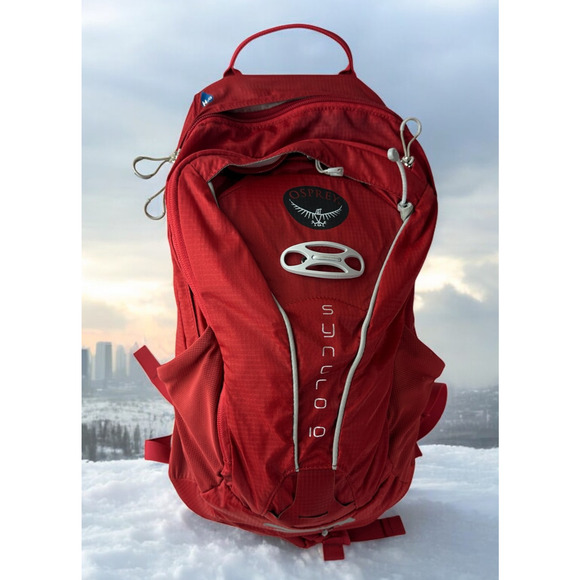 OSPREY Other - Osprey Syncro 10 Hydration Pack Cycling Red Backpack Hiking Unisex S/M *Flawed